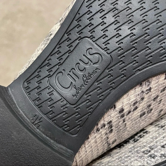 NWOT Circus by Sam Edelman Hal Snake Print Women’s Mule Flats Size 9.5 - Picture 7 of 11